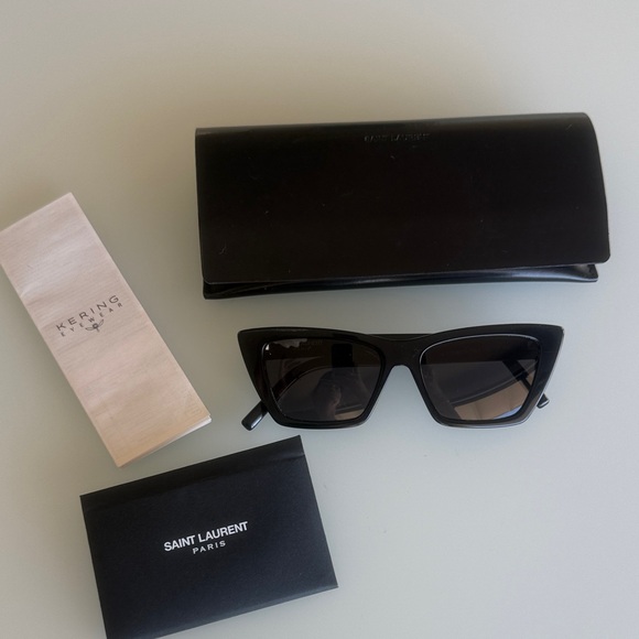 Saint Laurent Accessories - Saint Laurent SL 276 Mica Cat-Eye Sunglasses- Black